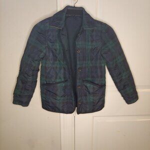 POLO Ralph Lauren Boys M 10-12 Blue Quilted  Reversible Jacket